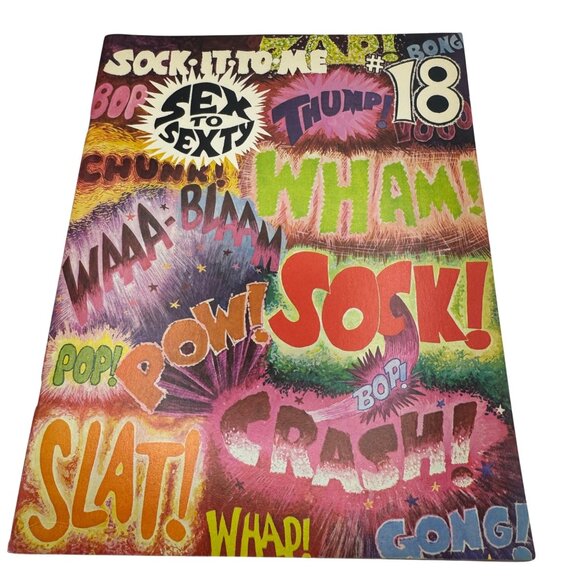 Vintage 1971 Sex To Sexty Sock-It-To-Me Issue #18 Adult Humor Comic Magazine - Picture 1 of 4